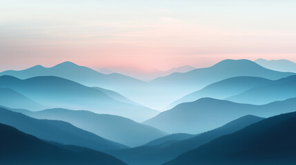 Landscape-oriented abstract background with soft pastel gradients