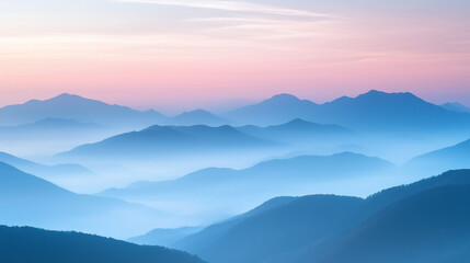 Obraz premium Landscape-oriented abstract background with soft pastel gradients