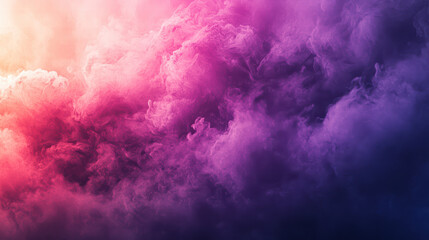 Ethereal Sky:  A majestic display of vibrant pink, purple and orange hues as swirling smoke fills the sky,  evoking a sense of awe and wonder,  and captivating the viewer with its ethereal beauty. 
