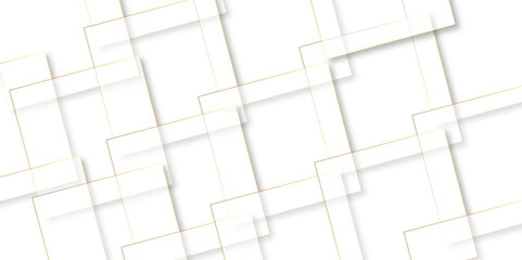 Vector white and gray overlap triangle geometric technology pattern. minimal rectangle arranged white lines transparent web square background layers. overlap web presentation