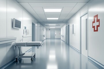 Background image representing a modern healthcare 