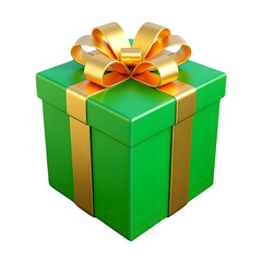 Obraz premium 3d gift box icon isolated on transparent background. Christmas and birthday celebration.
