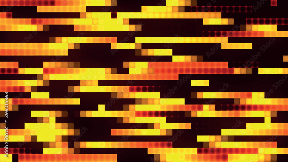 Poster abstract horizontal glowing color lines. multicolored horizontal linear background. abstract gradien