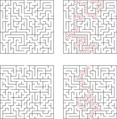Complex Maze Puzzles Solutions, Paths, Challenges, and Brain Teasers