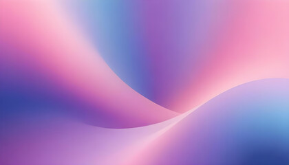 Naklejka premium Beautiful blend of pinks, purples, and blues in a smooth and captivating gradient background.