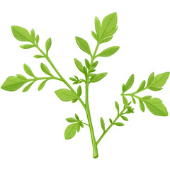 Naklejka premium Vibrant Green Tomato Plant Sprout