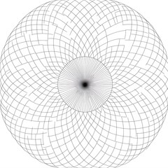 Geometric pattern circle maze high resolution image