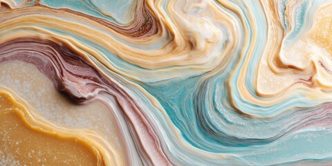 Obraz premium Abstract Art with Swirling Colors