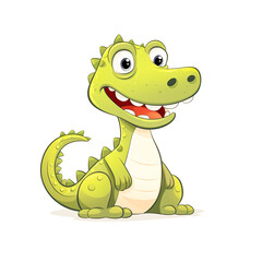 Fototapeta premium dinosaur cartoon image background