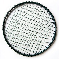 Simple badminton net, isolated on white background