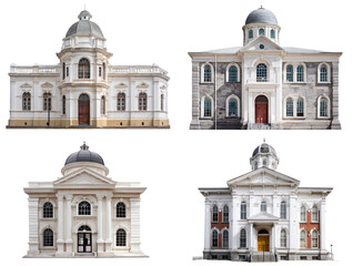 Fototapeta premium Colonial Courthouse Dome Arch Windows