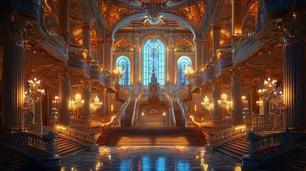 Obraz premium Elegant Roman-inspired structure with marble columns high resolution photo