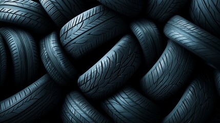 Obraz premium abstract car tire background