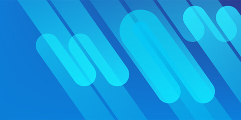 Abstract blue background with diagonal lines. Dynamic shapes composition. Vector illustration