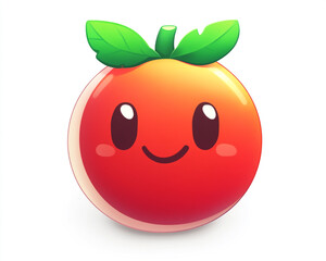 Fresh Tomato on soild Background