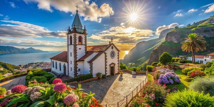 Majestic Parish Church of Canico, Madeira Island, Portugal - Scenic Landscape Photography