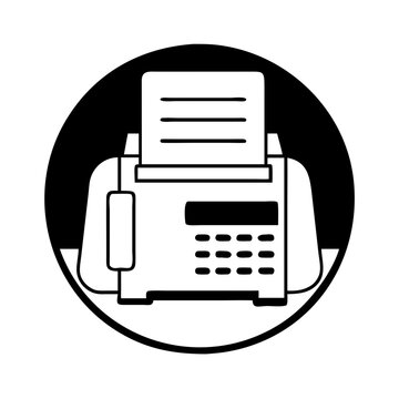 recommend clip art: fax machine icon, fax machine silhouette vector illustration-simple silhouette illustration of fax machine, perfect for fax machine logos and icons