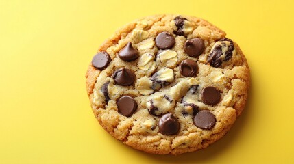Delicious, round chocolate chip cookie (1)