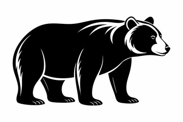 asiatic silhouette line art vector illustration