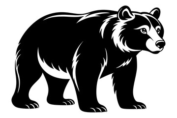 asiatic silhouette line art vector illustration