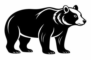 asiatic silhouette line art vector illustration