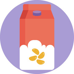 A container representing soy milk, a popular vegan drink for those avoiding animal products.