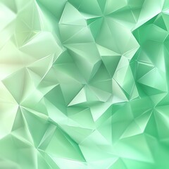 Obraz premium Abstract green geometric background design.