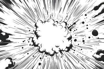 Comic Book Explosion Effect