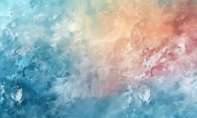 Obraz premium Contemporary Art Texture Banner. Abstract Multicolored Painting illustration