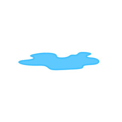 Water spill vector illustration