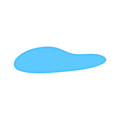 Water spill vector illustration