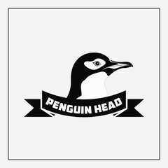 Penguing Head Silhouette