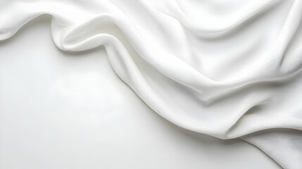 Obraz premium White Fabric Drape Texture