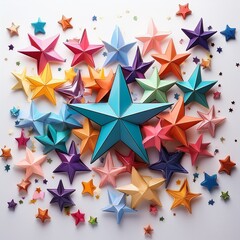 colorful stars background