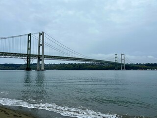 Tacoma Narrows Bridge in Tacoma, Washington