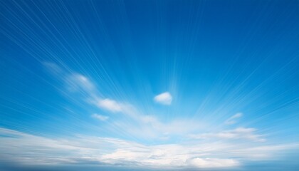 Blurred blue sky background
