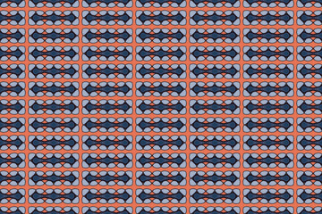 Seamless Tile Perspective Shape Digital Endless Background Fashion Graphic Interior Geometric Luxury Fabric Cloth Template Symmetric Design Texture Textile Decoration Wallpaper Visual Art Pattern