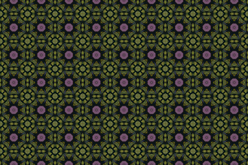 Seamless Tile Perspective Shape Digital Endless Background Fashion Graphic Interior Geometric Luxury Fabric Cloth Template Symmetric Design Texture Textile Decoration Wallpaper Visual Art Pattern