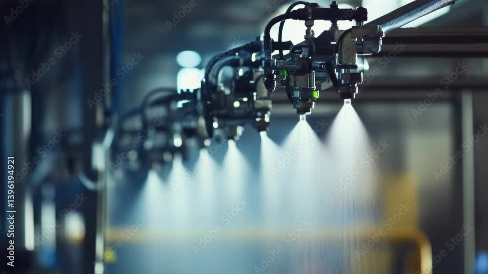 Aufkleber a collection of lights mounted on a wall, ideal for decorative purposes or as a unique feature in an