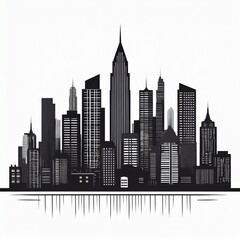 Fototapeta premium new york city skyline