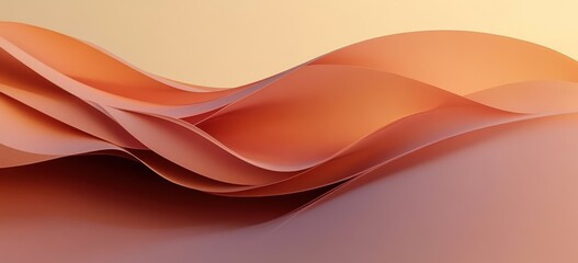 Fototapeta premium Minimal Abstract Background for Branding and Product Presentation with Soft Curves