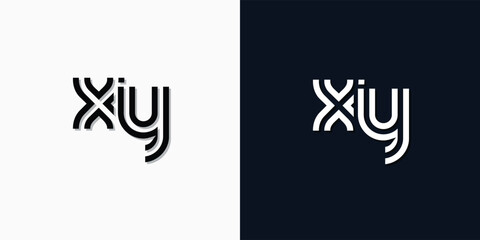 Modern Abstract Initial letter XY logo.