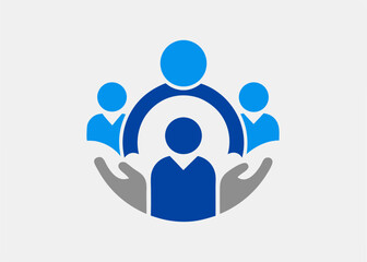 Minimalist AI Chip Icon Black And White Design