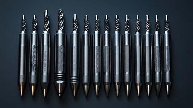 Precision Drill Bits in Varied Sizes