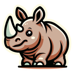 Sweet Little Rhino