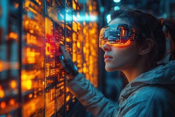 Futuristic Industrial Engineer Using Augmented Reality for Machine Maintenance in Smart Factory