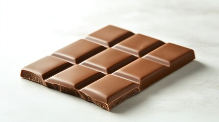 Obraz premium Tempting Chocolate Bar with Smooth Texture and Rich Flavor Perfect for Culinary and Dessert Ph
