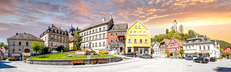 Fototapeta premium Altstadt, Bad Berneck, Fichtelberg, Germany 