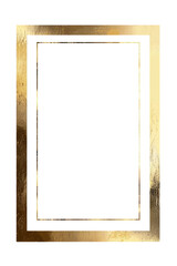 Obraz premium A textured layered gold picture frame offering a luxurious display