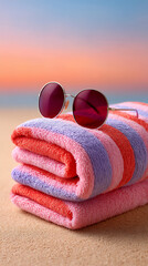 beach vacation: sunset relax